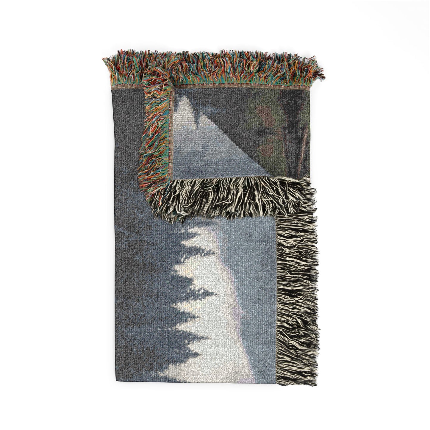 Mountain Lake Throw Blanket