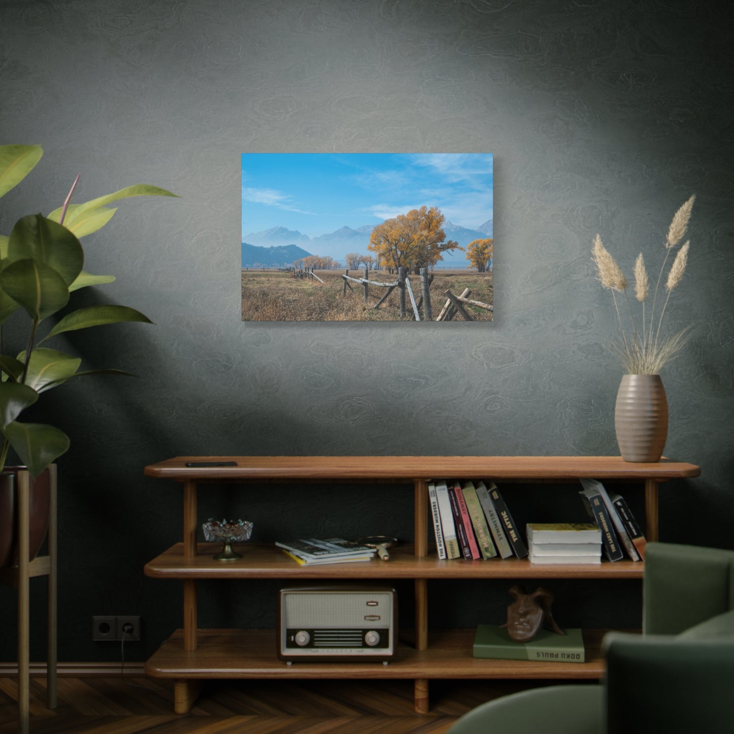 Meadow Mountain Canvas Wall Art