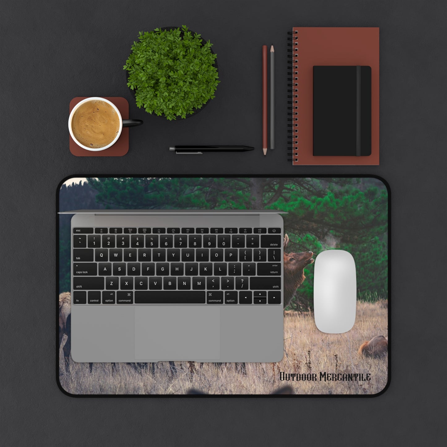 Desk Mat Elk Design