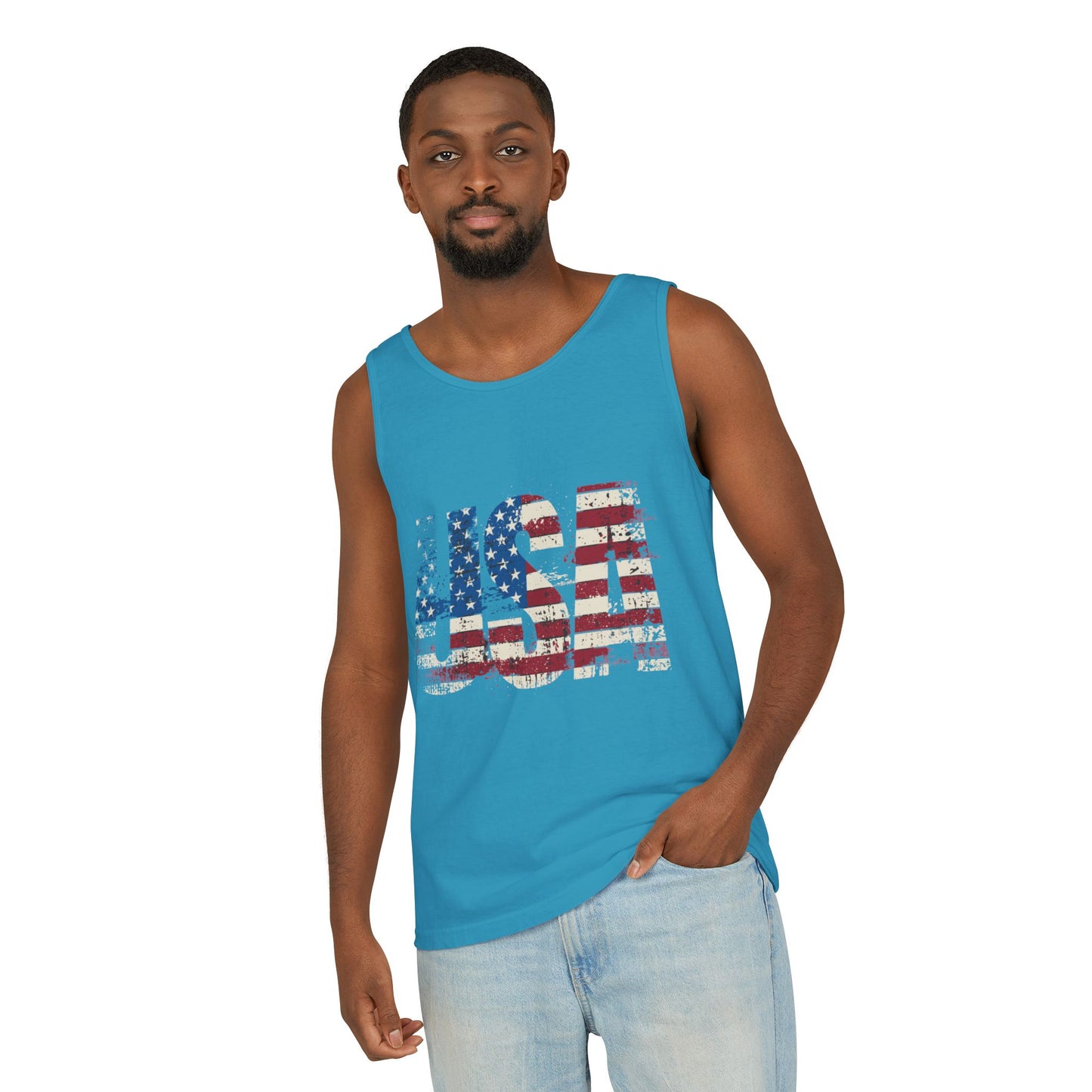 Patriotic USA Unisex Tank Top