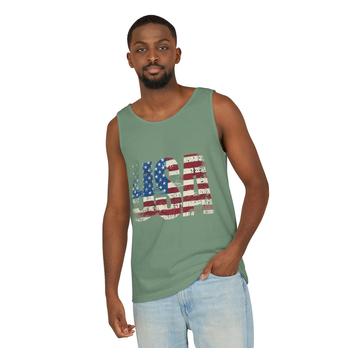Patriotic USA Unisex Tank Top