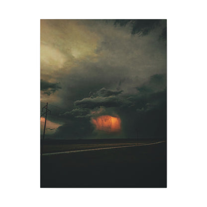 Dramatic Sunset Storm Wall Art
