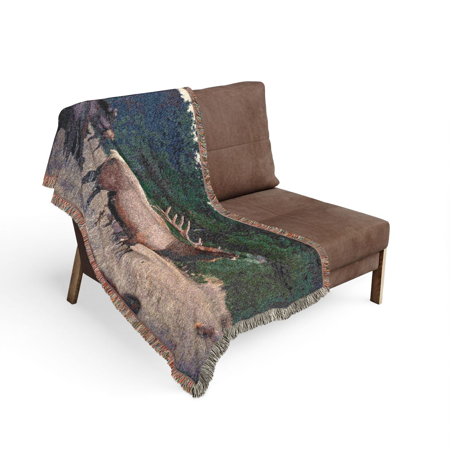 Elk Meadow Woven Throw Blanket