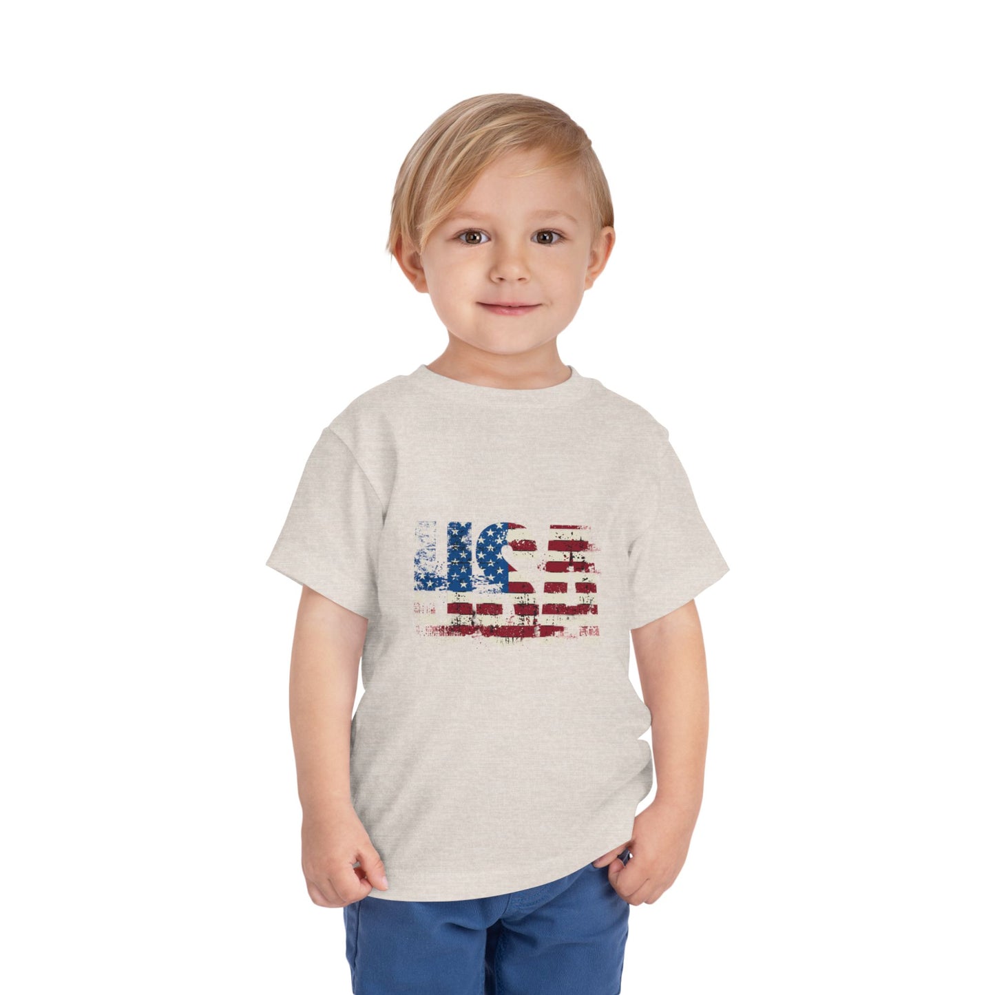USA Flag Toddler Tee