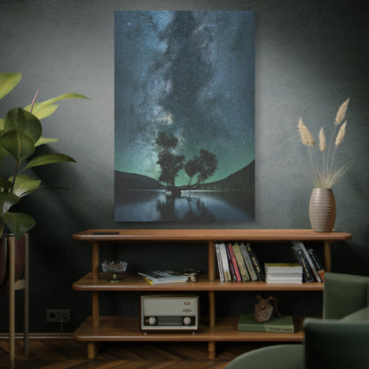 Milky Way Night Sky Canvas Wall Art