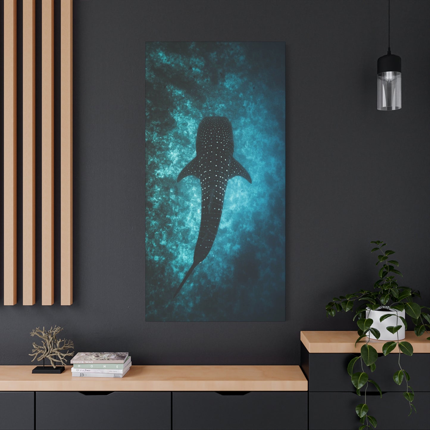 Whale Shark Canvas Wall Art