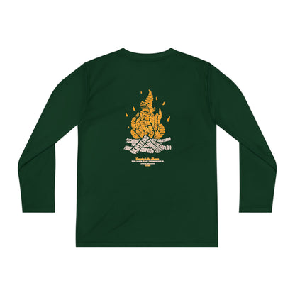 Youth Long Sleeve Campfire Tee.