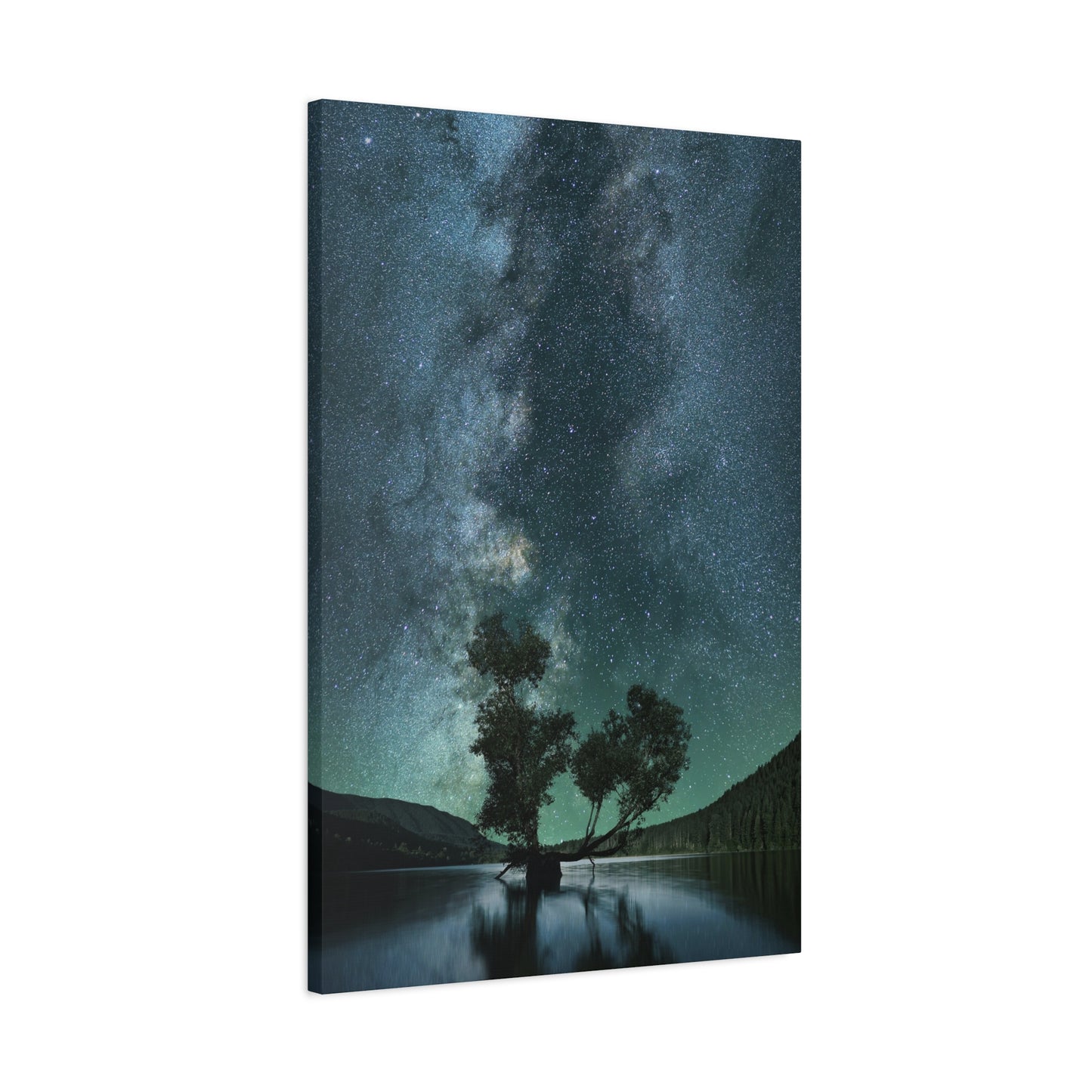 Milky Way Night Sky Canvas Wall Art