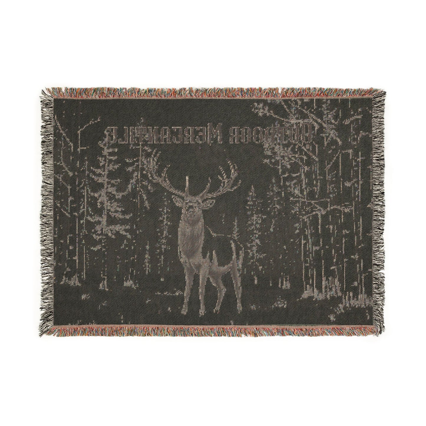 Outdoors Mercantile Woven Throw Blanket