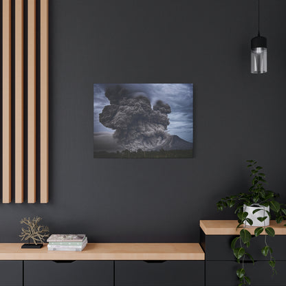 Volcanic Eruption Matte Canvas
