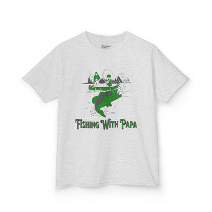 Kids Fishing Tee - 'Fishing With Papa'