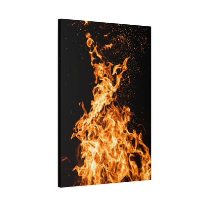 Flame Matte Canvas Print