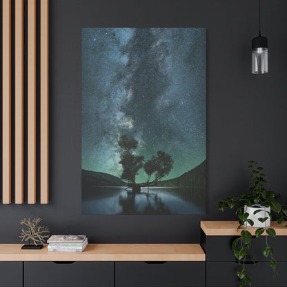 Milky Way Night Sky Canvas Wall Art