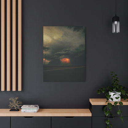 Dramatic Sunset Storm Wall Art