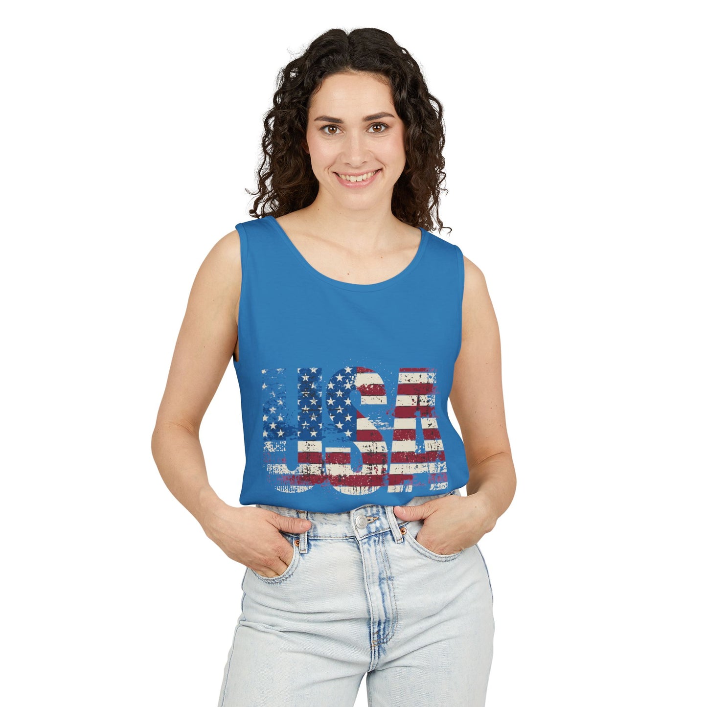 Patriotic USA Unisex Tank Top