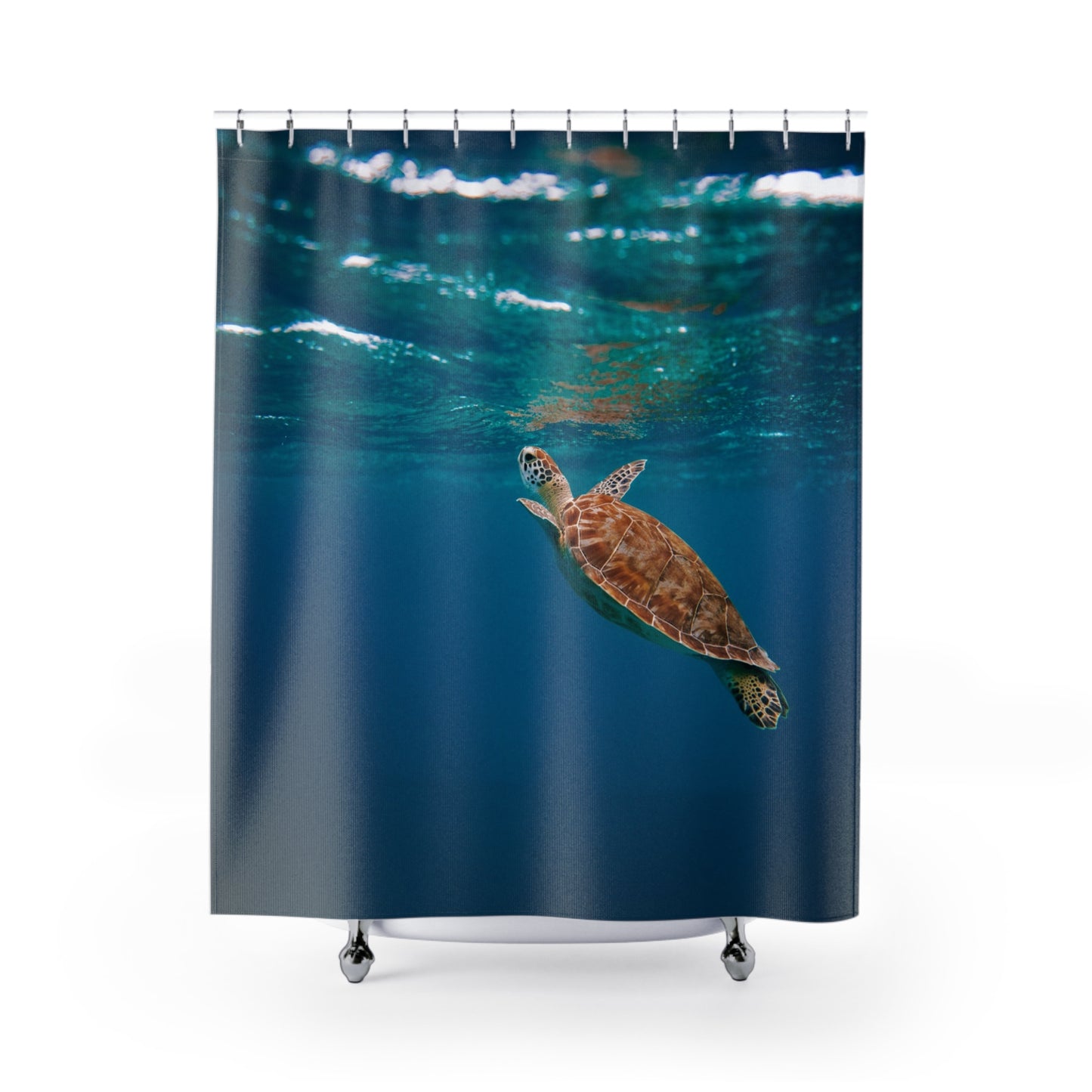 Sea Turtle Ocean Shower Curtain