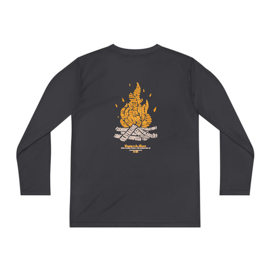 Youth Long Sleeve Campfire Tee.