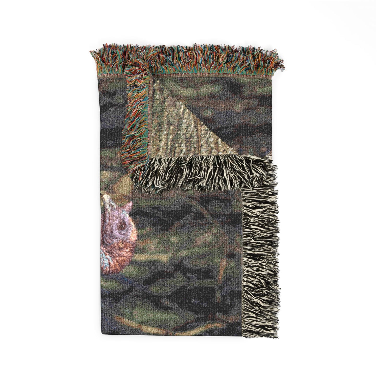 Turkey Woodland Woven Blanket