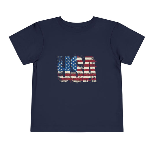 USA Flag Toddler Tee