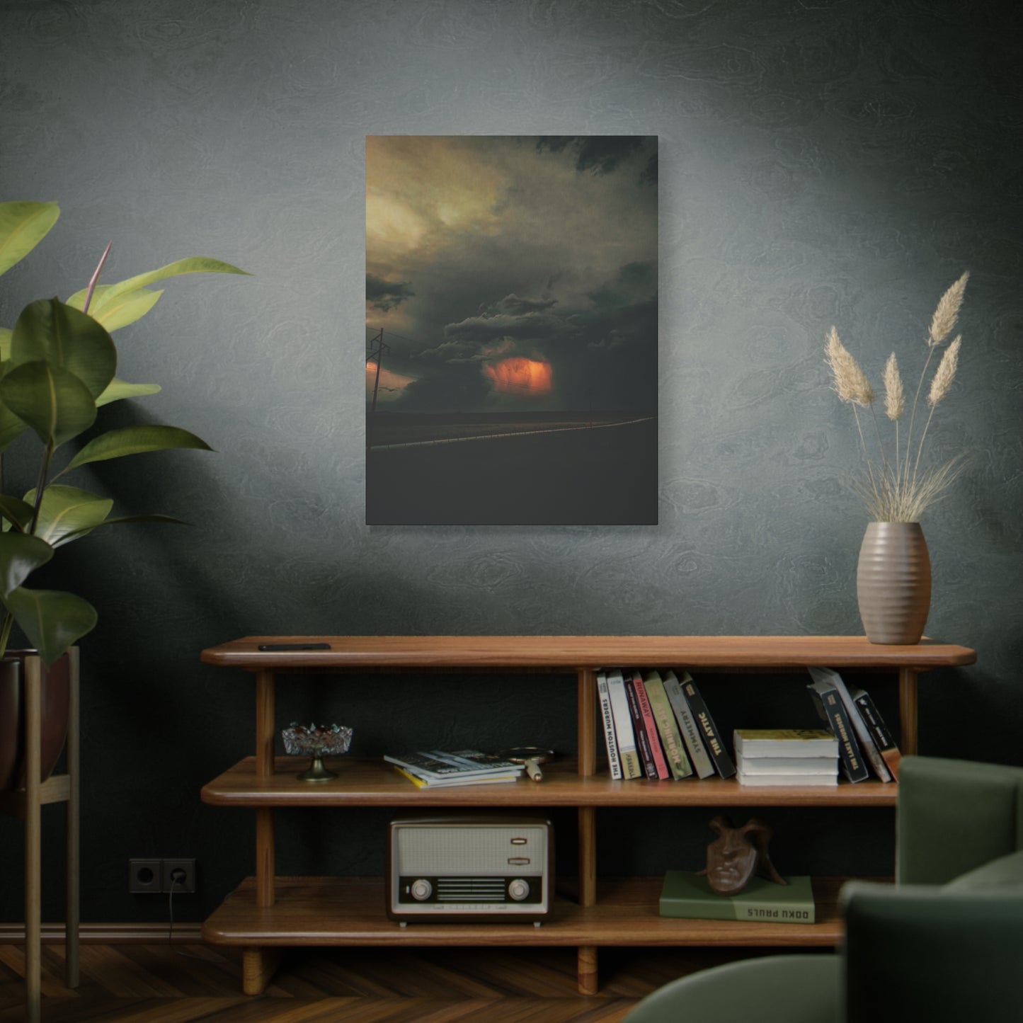 Dramatic Sunset Storm Wall Art