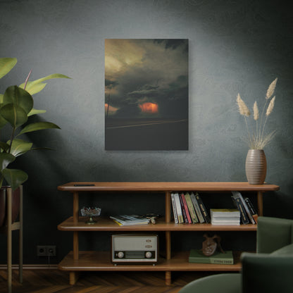 Dramatic Sunset Storm Wall Art