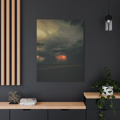 Dramatic Sunset Storm Wall Art